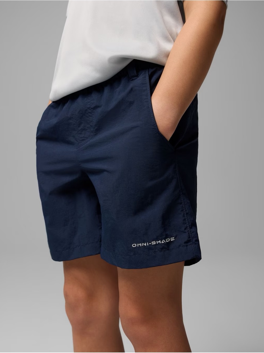 Columbia PFG Omni-Shade Navy Boys Sun Protection Shorts